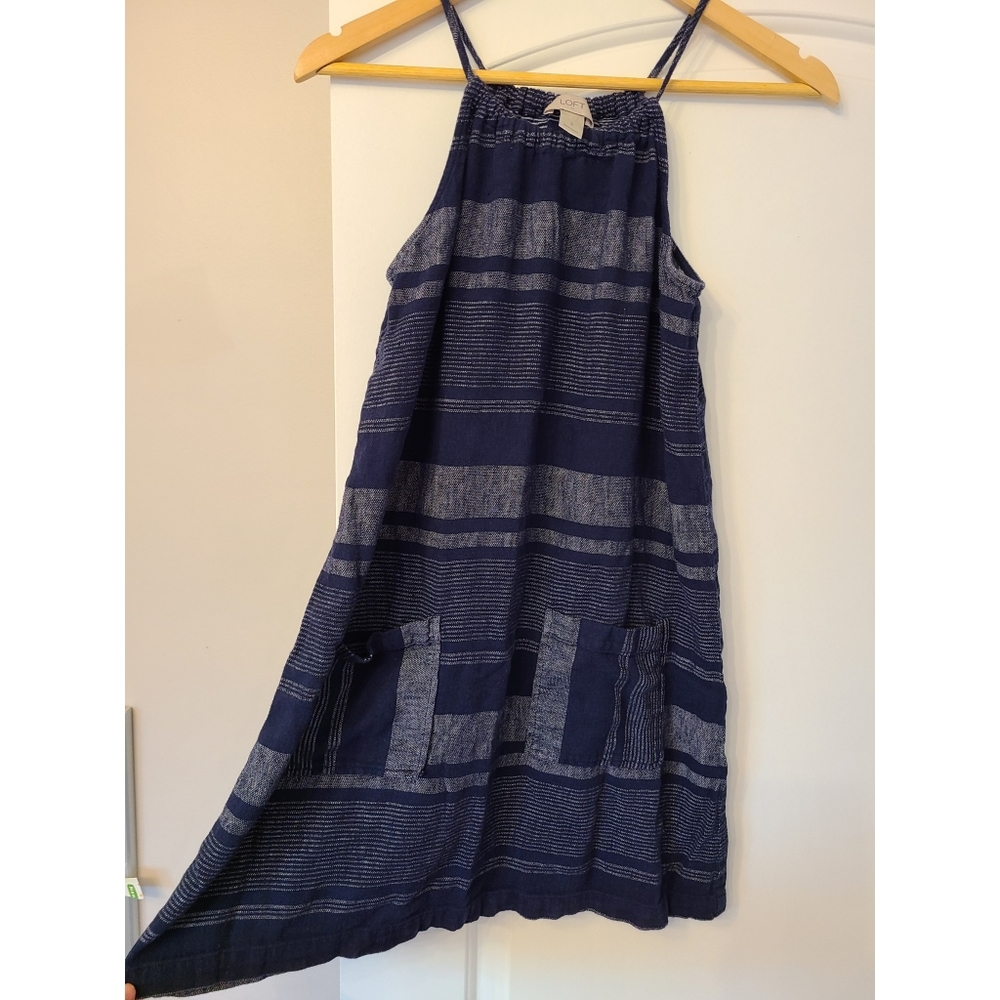 Anne Taylor Loft Denim Tunic Tank